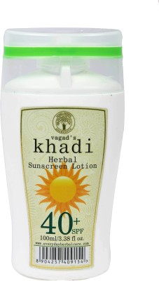 

Vagad's Khadi Spf 40 Sunscreen Lotion - SPF 40 PA+(100 ml)