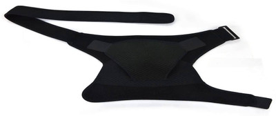 

Tima Double Adjustable Posture Corrector Men's and Women's Shoulders Brace Support Belts For Badminton Basketball's Shoulder Support (Free Size, Black)