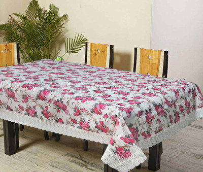 

Rhome Printed 6 Seater Table Cover(Multicolor, Plastic)