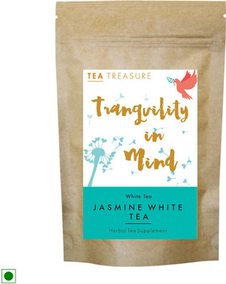

TeaTreasure Jasmine white Tea Jasmine White Tea(100 g, Pouch)