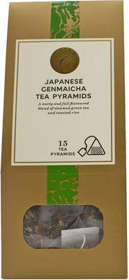 

Mark & Spencer Japanese Genmaicha Tea Pyramids, 15 Tea Pyramids - 30g Green Tea Box(30 g)