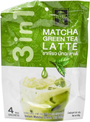 

Ranong Tea Tea Instant Matca Green Tea Latte, 4 Sachets - 80g Assorted Green Tea Pouch(80 g)