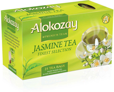 

Alokozay Premium Tea, Jasmine Tea, 25 Tea Bags - 50g Jasmine Green Tea Bags Box(50 g)