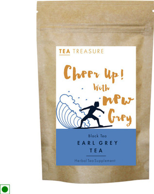 

TeaTreasure Earl grey black tea Black Tea(50 g, Pouch)