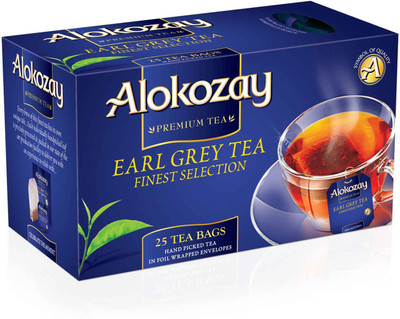 

Alokozay Premium Tea, Earl Grey Tea, 25 Tea Bags - 50g Black Tea Bags Box(50 g)