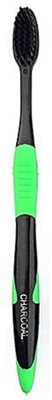 

Manarya 2 PCS Antibacterial Soft Superfine Family Size Toothbrush Nano Bamboo Charcoal Toothbrush With Tongue Cleaner, Random Color