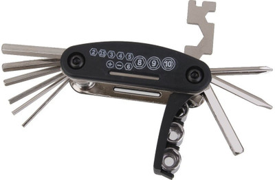 

SHAFIRE Multi-Purpose Bike Bicycle Repair Tool Kit Allen Key Spoke Wrench Gym & Fitness multi