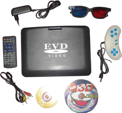 

13-HI-13 Portable9.8 inch EVD/DVD Video Player With 3D 9.8 inch DVD Player (Black) 9.8 DVD Player(Black)