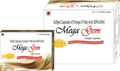 

Zephon MEGA GEM (Omega 3 1000mg Capsules)(1000 mg)