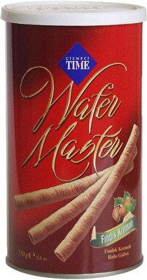 

Cizmeci Time Wafer Master Sticks, Hazelnut Cream - 250g Wafer Rolls(250 g)