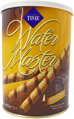 

Cizmeci Time Wafer Master Sticks, Chocolate Cream - 400g Wafer Rolls(400 g)