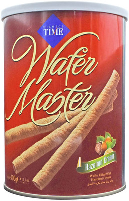 

Cizmeci Time Wafer Master Sticks, Hazelnut Cream - 400g Wafer Rolls(400 g)