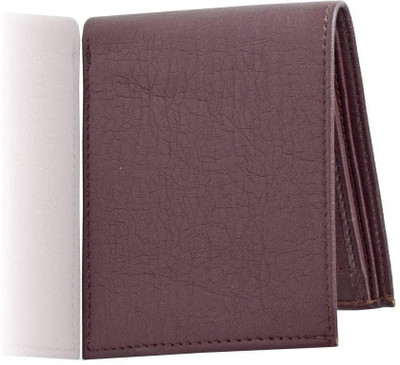 

FASHIONEVER Men Brown Artificial Leather Wallet(6 Card Slots)
