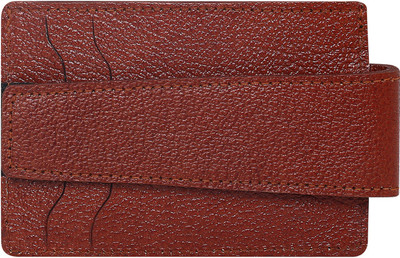 

yes brand Men Brown Genuine Leather Card Holder(2 Card Slots)