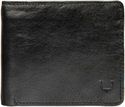 

Hidesign Men Black Genuine Leather Wallet(8 Card Slots)