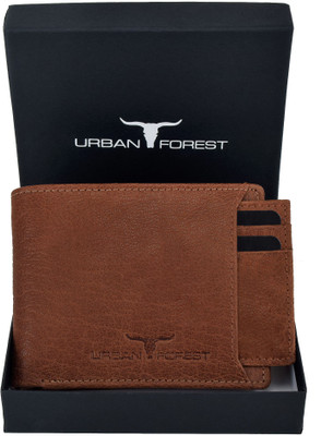 

Urban Forest Men Casual Brown Genuine Leather Wallet(5 Card Slots), Redwood
