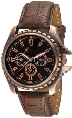 

Newman stylist fancy leather strap brown Watch - For Men