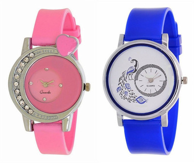 

LEBENSZEIT Stylish Dial Multicolor Latest Combo Watch For Women And Girls Watch - For Girls