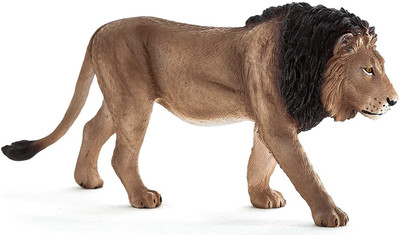 Sirius Toys Mojo Fun 387204 Male Lion - Realistic International Wildlife Toy Replica - NEW for 2014!(Brown)