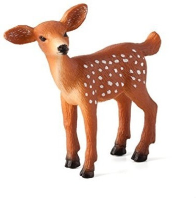 

Sirius Toys 387036 White Tailed Deer Fawn - Realistic Forest / Countryside Wildlife Toy Replica(Brown)