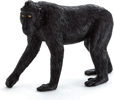 

Sirius Toys 387182 Black Crested Macaque - Realistic International Wildlife Toy Replica - NEW for 2014!(Black)