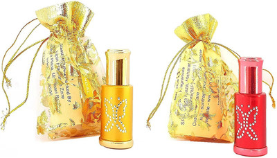 

sun fragrances Ruh-E-Gulab Attar and Holy Sandal Floral Attar(Sandalwood)