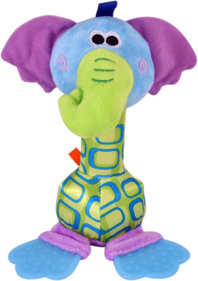 Instabuyz ELEPHANT TEETHER CUM Rattle(Green)