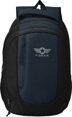 

F Gear Partner 34.0 L Laptop Backpack(Black, Blue), Black;navy blue