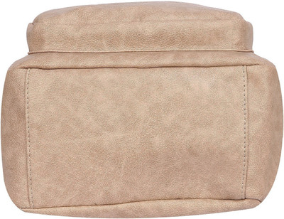 

Fiona Trends Zipper 4 L Backpack(Beige), Khaki