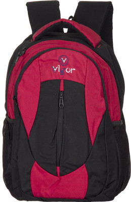 

Vigor M-3027 30 L Backpack(Black, Red), Red & white