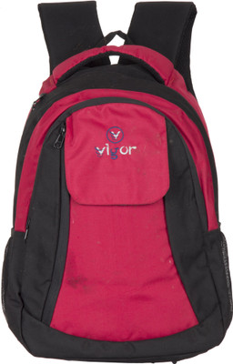 Vigor VIGORREDBLK 25 L Backpack(Black, Red), Red & black