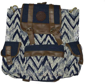 

Arena Fashion & Décor AFD Women Jaipuri Embroidered Cotton Handicraft Bag Backpack(Multicolor, 10 inch)