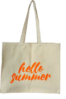 

EWB CANVAS SUMMER SHOPPING BAG Multipurpose Bag(White, 5 L)