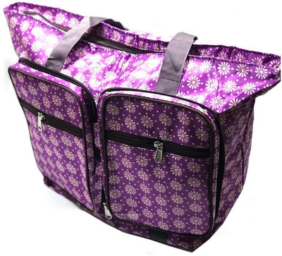 

Saisan Shopping Handbag Foldable Large Capacity Travel Luggage Bag Shoulder Bag(Multicolor, 5 L)