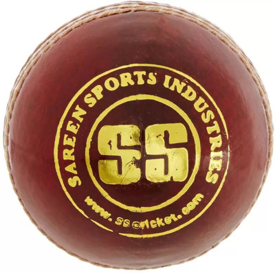 

SS CR Cricket Leather Ball(Pack of 1, Red)