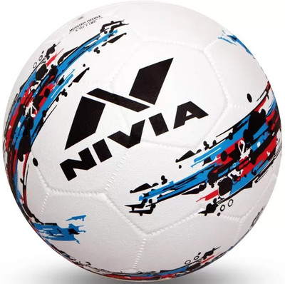 

Nivia STORM FOOTBALL Football - Size: 5(Pack of 1, White), Multicolor