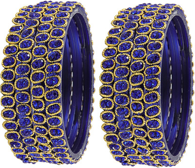 NMII Glass Bangle Set(Pack of 8)