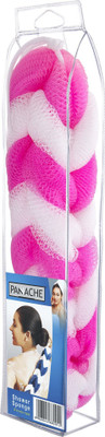 

Panache Shower Sponge 9 knots Rope, Pink & White , ( pack of 1 )