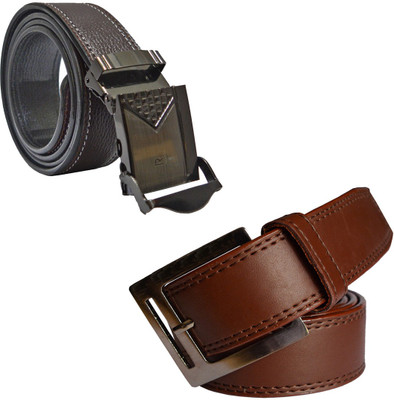

LOOPA Men Formal Brown Synthetic Belt