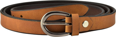 

Ammvi Creations Women Casual, Evening, Formal, Party Tan Genuine Leather Belt