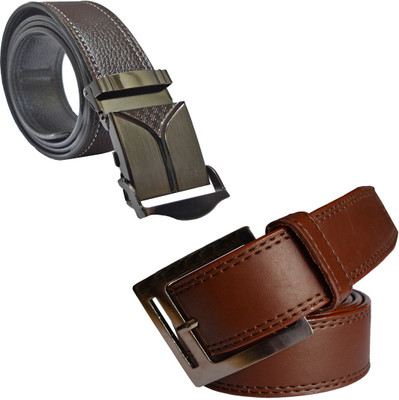 

LOOPA Men Formal Brown Synthetic Belt