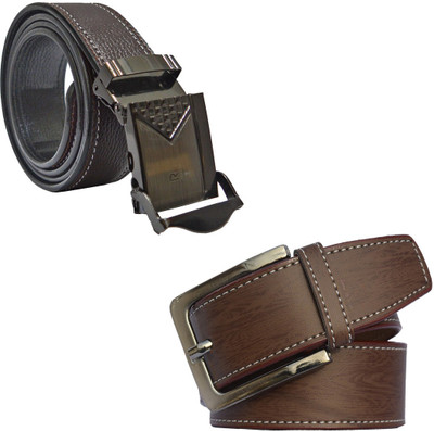 

LOOPA Men Formal Brown Synthetic Belt