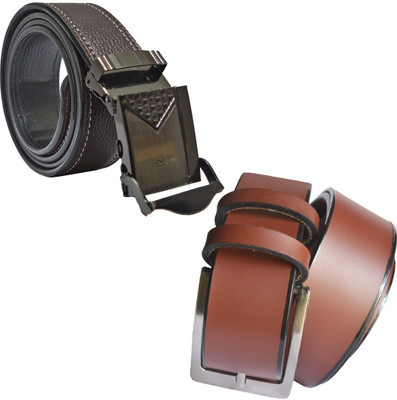 

LOOPA Men Formal Brown Synthetic Belt