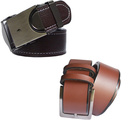 

LOOPA Men Formal Brown Synthetic Belt
