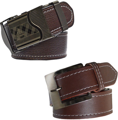

LOOPA Men Formal Brown Synthetic Belt