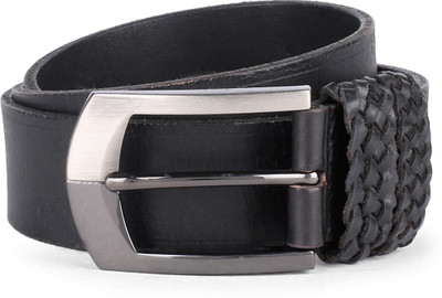 

Van Heusen Men Casual Black Genuine Leather Belt