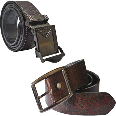 

LOOPA Men Formal Brown Synthetic Belt