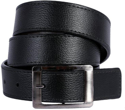 

Bigshoponline Men Black Synthetic Belt, Brown