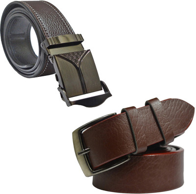 

LOOPA Men Formal Brown Synthetic Belt