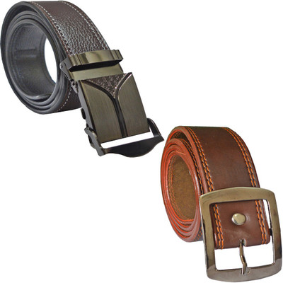 

LOOPA Men Formal Brown Synthetic Belt